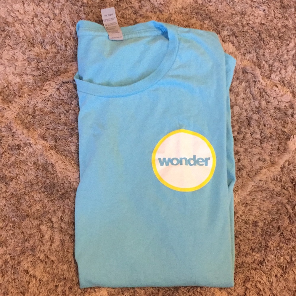 Sky Blue “Wonder” & “#ChooseKind” T-Shirt
